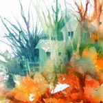 Vivons Cachés <span id='small'>| aquarelle 26 x 36</span>